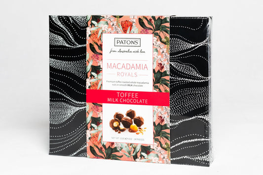 Patons Macadamia Royals - Toffee Milk Chocolate 150g