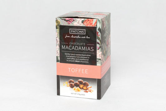 Artisan Milk Chocolate Toffee Macadamias 170g