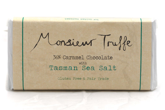 Monsieur Truffe 36% Caramel Chocolate with Tasman Sea Salt
