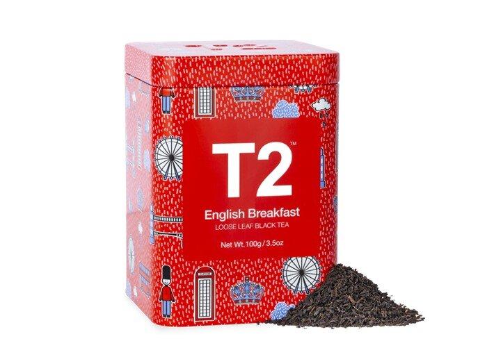 T2 English Breakfast - Loose Leaf 100g Feature Tin