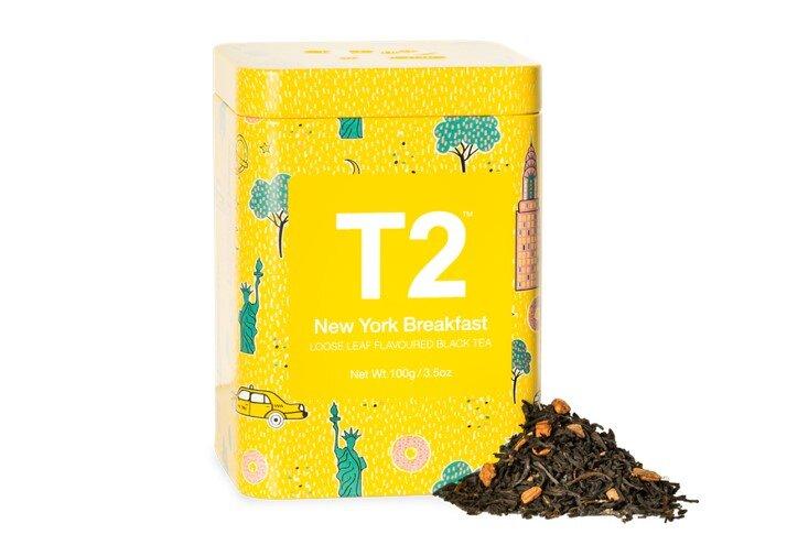 T2 New York Breakfast - Loose Leaf 100g Feature Tin